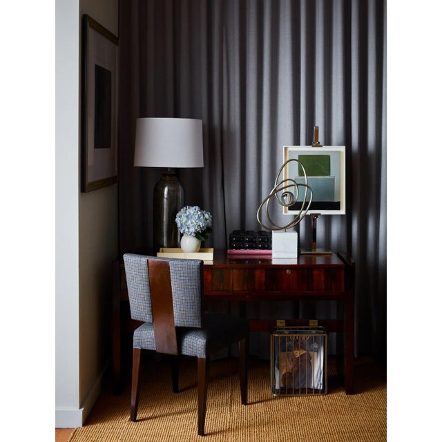 Claudette Chair, Mocha Walnut For Sale - Image 4 of 4