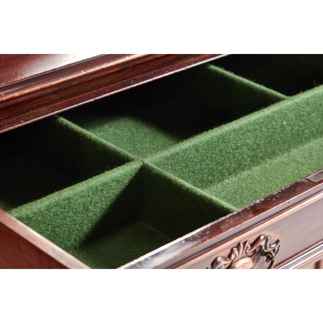 Brown Antique Carved Mahogany Sideboard from Maple & Co. For Sale - Image 8 of 18