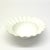 1980s 1980s Oversized Fluted Edge White Ceramic Serving Bowl, Made in Portugal For Sale - Image 5 of 10
