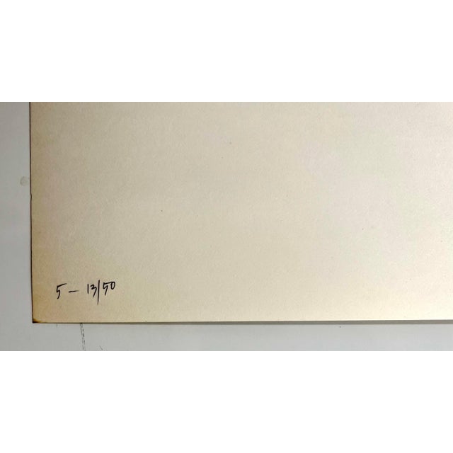 Modern Bernhard Leitner, Austrian Sound Space Architect Bernhard Leitner Photo Lithograph Hand Signed Art For Sale - Image 3 of 9