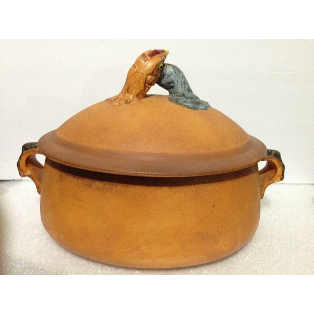Pillivuyt et Cie Pillivuyt Pheasant Chicken Covered Tureen Casserole, France For Sale - Image 4 of 9