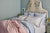 Kassatex x Chairish Quilted Scallop Twin Coverlet, Peach/Berry For Sale In Miami - Image 6 of 7