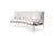Contemporary Delta Omega Curved Sofa in White For Sale - Image 3 of 6