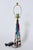 Glass Mid 20th Century Fulvio Bianconi Style Murano Blue Art Glass Table Lamp For Sale - Image 7 of 12