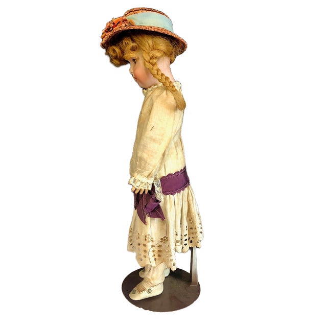 Victorian German Bisque Head Child Doll ‘171’, by J D Kestner For Sale - Image 3 of 12