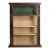 Mid 20th Century European 5 Ft. Brass Free Standing Display Case For Sale