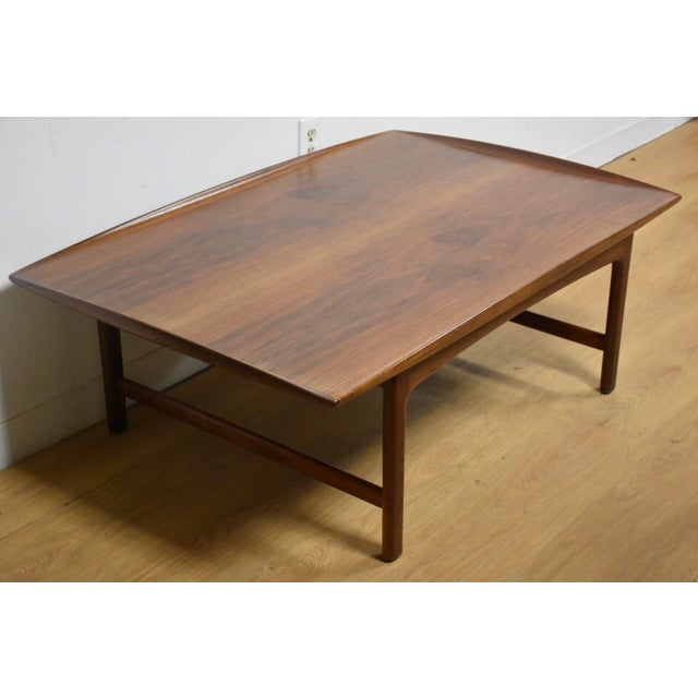 Folke Ohlsson Walnut Coffee Table for Dux Chairish