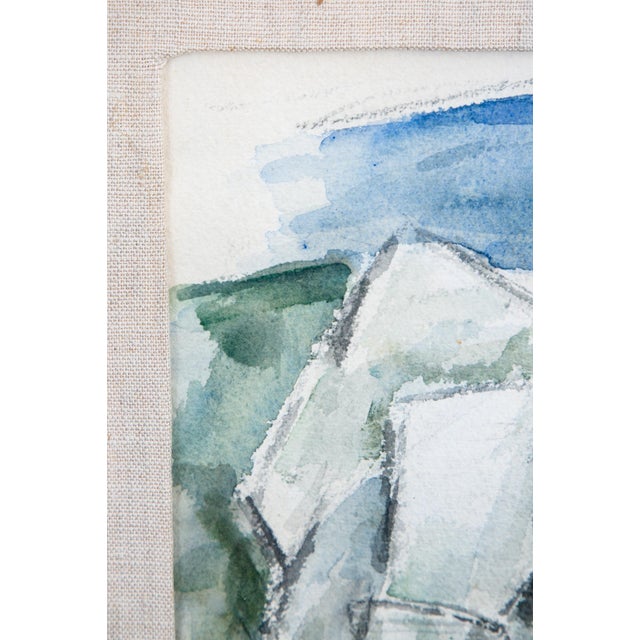 1960s Mid Century Modern Watercolor George Constant Ducks Signed Painting Orig. Geese For Sale - Image 5 of 11