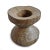 Authentic old wood pestle grinder pot with tapered center hole. Sturdy heavy piece with rich patina and signs of age and...