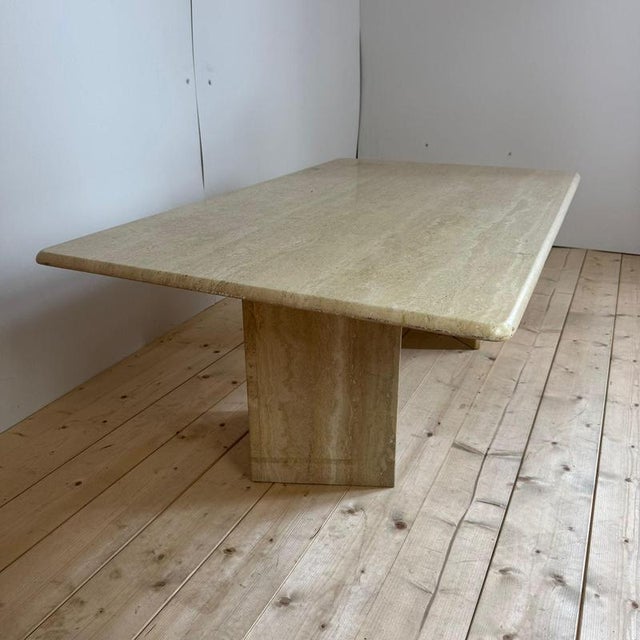Vintage Travertine Coffee Table, 1970s For Sale - Image 3 of 8