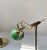 Metal Vintage Scandinavian Bankers Desk Table Lamps in Brass and Green Glass, 1990s, Set of 2 For Sale - Image 7 of 12