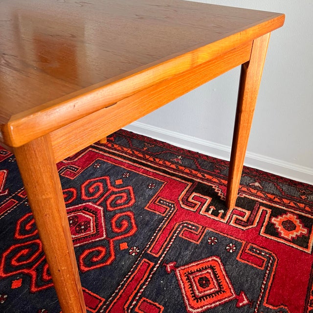 Mid-Century Modern Mid Century Danish Dining Table Extrndable BRDR Furbo For Sale - Image 3 of 9