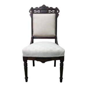 Antique Victorian Eastlake Walnut Side Chair