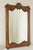 High Quality American Made Vintage Shell-Carved Wood Frame Wall Mirror
