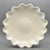 Mid 20th Century Vintage Red Wing Pottery Beige and Chartreuse Ruffled Console Bowl For Sale - Image 5 of 10