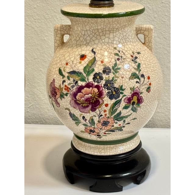 1970s Vintage Chinoiserie Table Lamps - A Pair For Sale - Image 5 of 9
