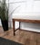 Wood Neoclassical Italian Wooden Inlay Upholstered Bench, 1950s For Sale - Image 7 of 9