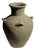 Indonesian Light Grey-Beige Terracotta Vase with 4 Small Handles and a Tall Neck For Sale