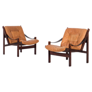 Set of Hunter Easy Chairs attributed to Torbjørn Afdal, 1970s