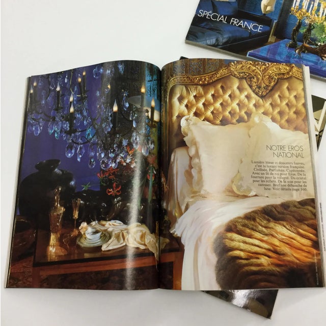 Paper French Interior Decorating Magazines - Set of 5 For Sale - Image 7 of 13