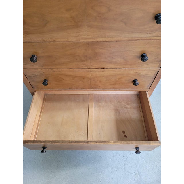 English Queen Anne Chest of 5 Drawers, 1890s For Sale - Image 11 of 13