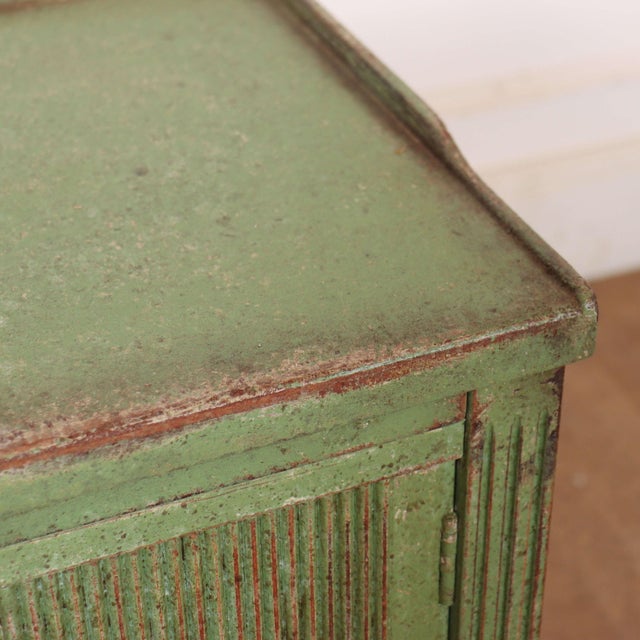 Swedish Painted Bedside Cabinet, 1890s For Sale - Image 9 of 12