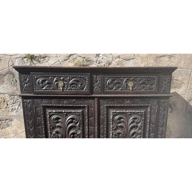 Renaissance Portuguese Wooden Wardrobe For Sale - Image 4 of 8