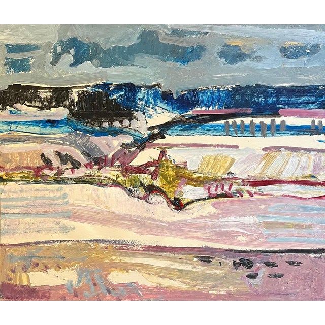 Jean Krille, Landscape 129, Oil on Canvas, 1988 For Sale - Image 10 of 10