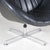 Swivel Easy Chair on Chrome Crossbase with Black Skai Seat by Rudolf Wolf for Rohé, Netherlands, 1960s For Sale - Image 10 of 12
