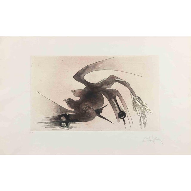 Modern Wifredo Lam, Apostroph, Etching, 1967 For Sale - Image 3 of 3