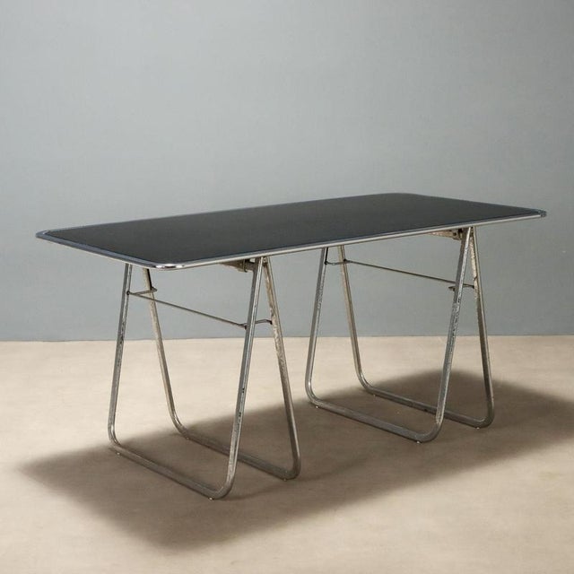 Vintage Chrome Table with Laminate Top, 1970s For Sale - Image 10 of 10
