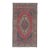 Vintage Faded Red Turkish Oushak Rug For Sale