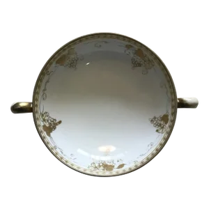 Nippon Footed Double Handle Small Sauce/Serving Bowl Early 1900s