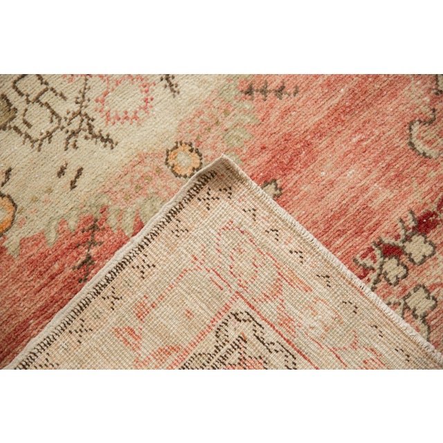 Vintage Distressed Oushak Rug - 3'4" x 6'2" For Sale - Image 9 of 9