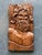 Vintage Boho Carved Wood Panel of Man For Sale - Image 11 of 12
