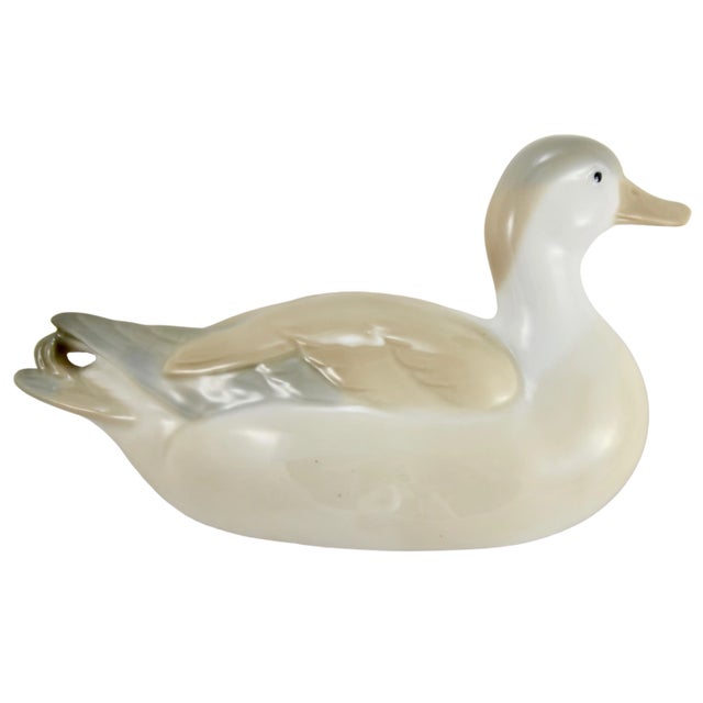 Ceramic Porcelain Duck Figurine For Sale - Image 7 of 9