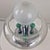 Mid-Century Space Age Italian Table Lamp with Effervescent Bubble Glass, 1970s For Sale - Image 11 of 17