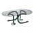 Coffee Table With Bronze Snakes, 20th Century For Sale