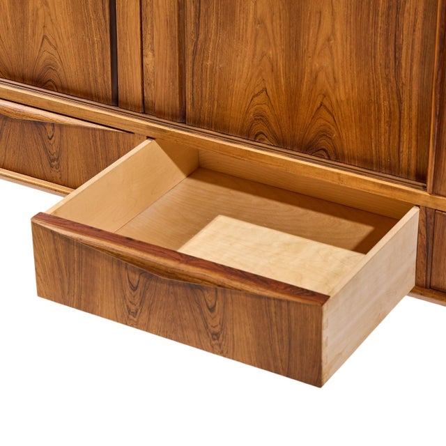 e.w. Bach for Sejling Mid Century Danish Rosewood Credenza For Sale - Image 9 of 11