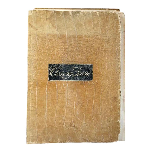 19th Century The Closing Scene by Thomas Buchanan Read Leather Bound Book For Sale