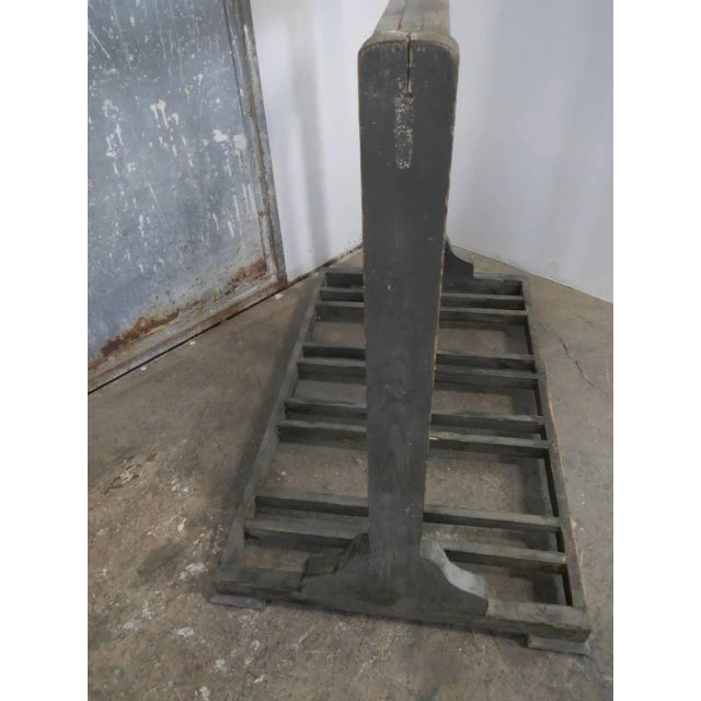 Wood Bicycle Rack in Spruce, 1940s For Sale - Image 7 of 10