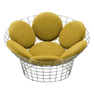 Verner Panton Peacock Chair in Metal by Verner Panton for Karakter X Cassina For Sale