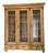 Vintage Natural Wood Bookcase For Sale