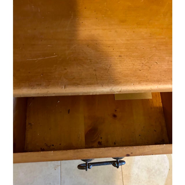 1990s 1990s Custom Welsh Pine Hutch / Sideboard by Alistair Stones – Solid Wood All Thick Pine - Designed by Alistair Stones For Sale - Image 5 of 11