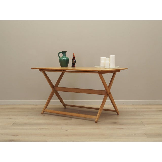 Danish Ash Coffee Table, 1970s For Sale - Image 3 of 18