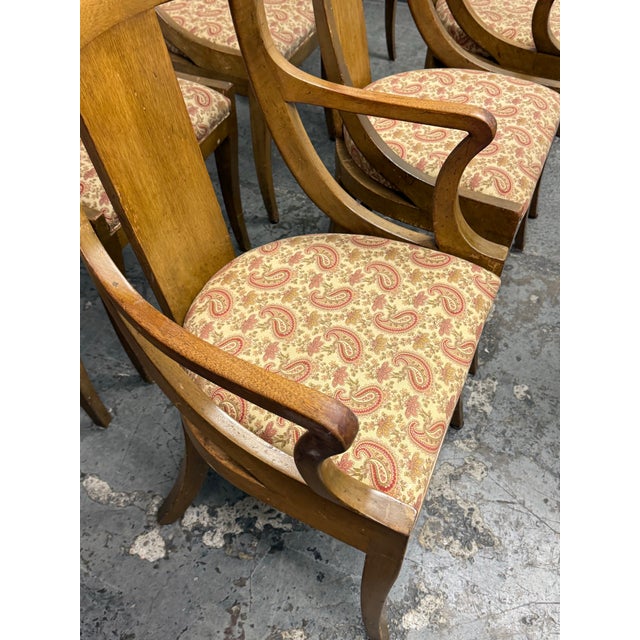 Baker Furniture Palladian Dining Chairs, Set of Eight For Sale - Image 9 of 12