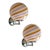 Luxury modern milky-white sphere with amber and pink swirl in murano glass . very high italian craftsmanship. Venetian...