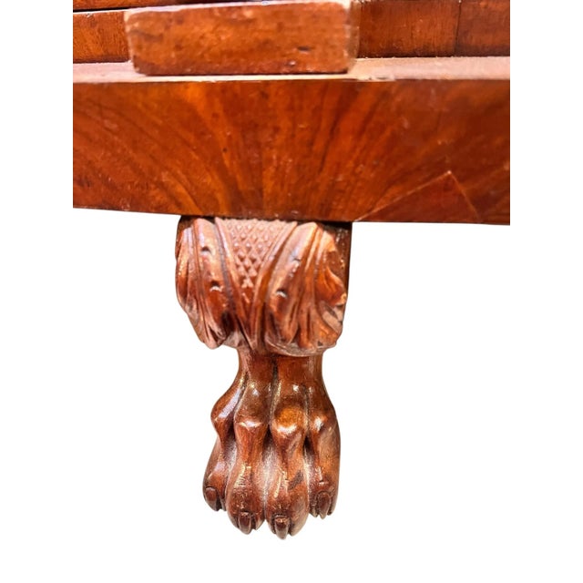 19th Century Flame Mahogany American Empire Sideboard Server For Sale - Image 10 of 12