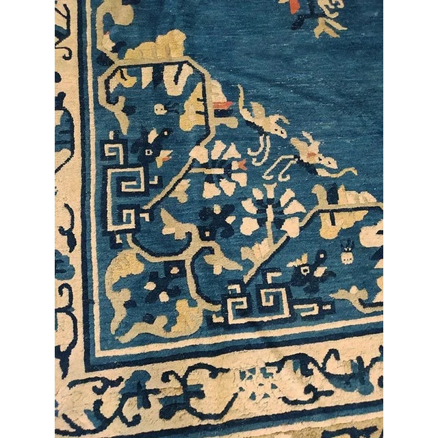 1920s Early 20th Century Chinese Peking Carpet ( 10' x 11'10" - 305 x 360 ) For Sale - Image 5 of 6