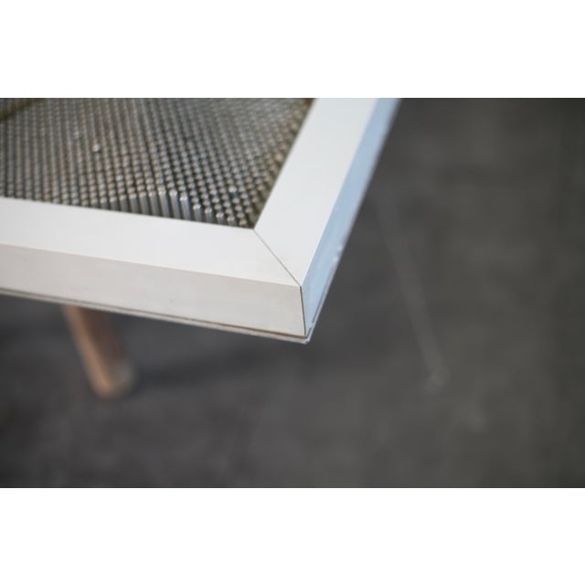 Sculpture, 1980s, Steel Rods with Aluminum Support For Sale - Image 3 of 18